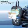 Check Engine System Read Vehicle Information OBD2 Scanner Car Diagnostic Tool Multi-language YM319 Code Reader Battery Tester