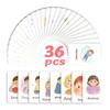 Fun Expression Recognition Greeting Card Set 36 Non-Repeating Children'S Psychological Cognitive Cards Hand Account Material Decorative Cards