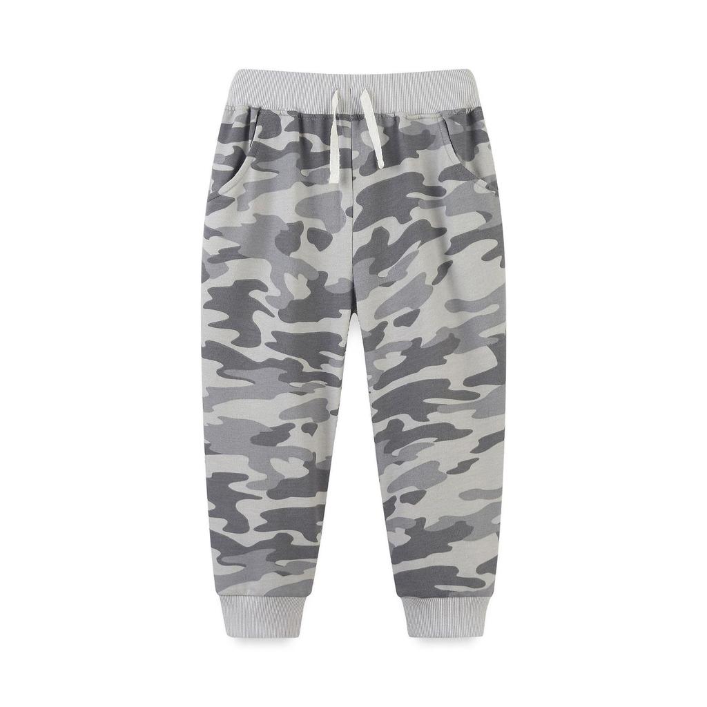 Autumn European Style Boys' Camouflage Sports Pants for Kids