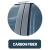 For Hyundai Encino KONA i20 Car Window Center Pillar Black Plastic Trim Sticker Decorative Protector Exterior Accessories