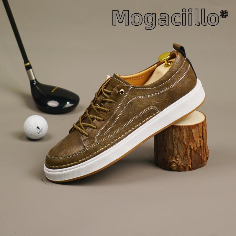 Fashion Fashion Original Genuine Leather Shoes for Men Versatile Outdoor Hiking Shoes Men's Oxford Casual Shoes  Big Size:38-47 Moga-11