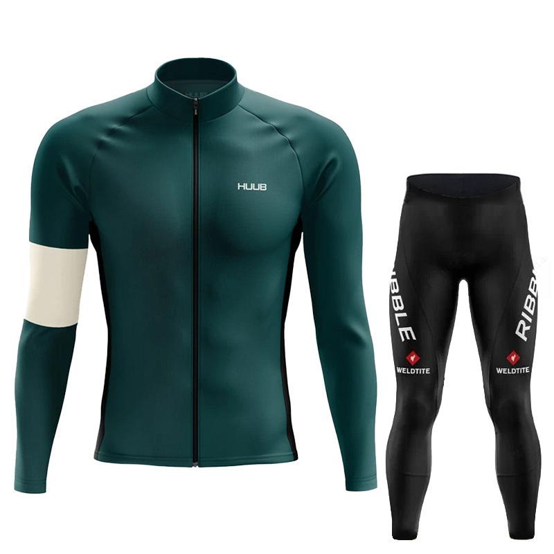 Long Sleeve Skinny Quick Drying Milk Silk Men's Road Bike Suit Mountain Bike Breathable Quick Drying 2026 Autumn Breathable Cycling Suit Suit