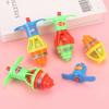 Light Up Spinning Tops Luminous Colorful Top Ejection Toy Classic Gyroscope Novelty Bulk Toys Party Favors for Kids Children