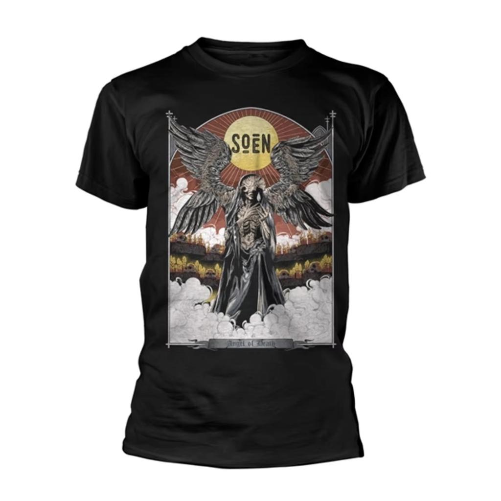 2026 Summer Hot Sale Soen Graphic Cotton T-shirts Harajuku Vintage Short Sleeve Men Women Loose Casual T-shirt