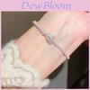Jewelry Chain Bracelet With Zirconia And Faux Pearl For Women Fashion Accessory Gift