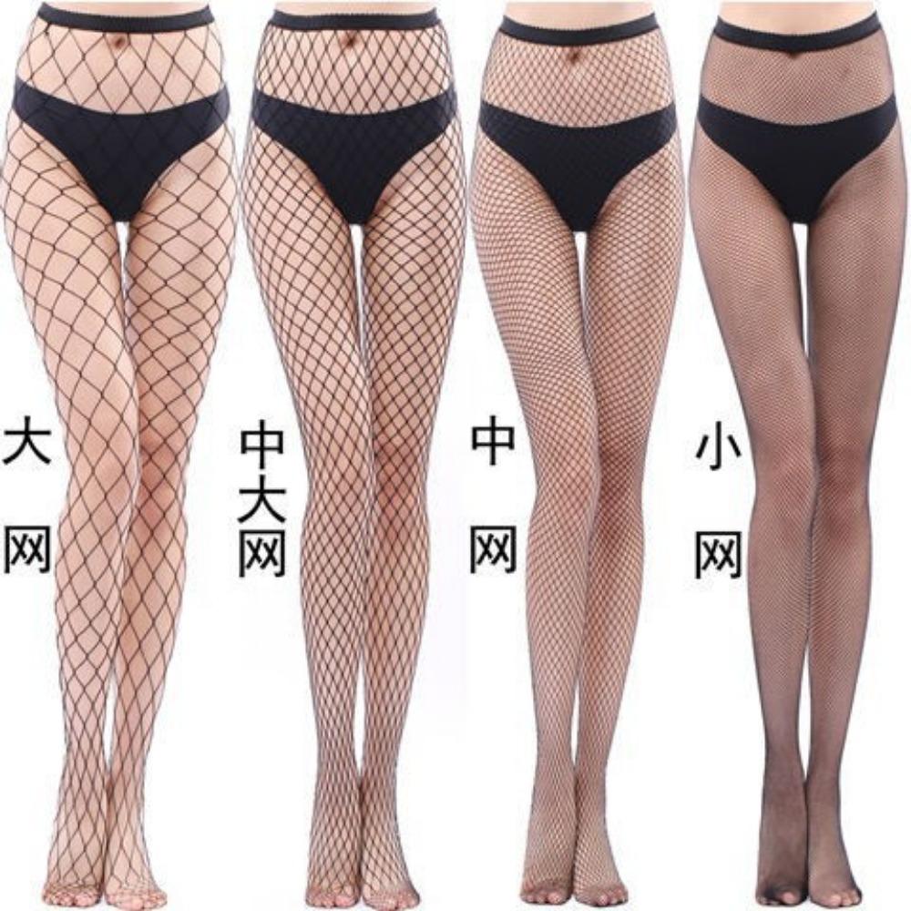 Fishnet Socks Black Silk Hollow Sexy Ins Tide European and American Grid Black Stockings Spring and Summer Internet Celebrity Pantyhose Manufacturers