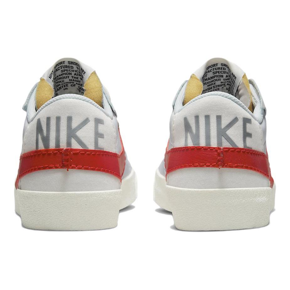 Neuer Nike Blazer Low 77 Jumbo Weiß Photon Dust Light Smoke Grey University Red DQ8769-100