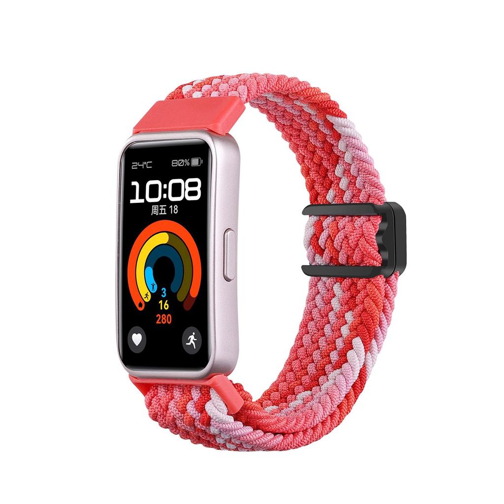 WatchStrap Band For Huawei Band 9 8 WristStrap Bracelet Wristband For Huawei Band 9 Strap Braided Nylon Elastic Magnetic Woven