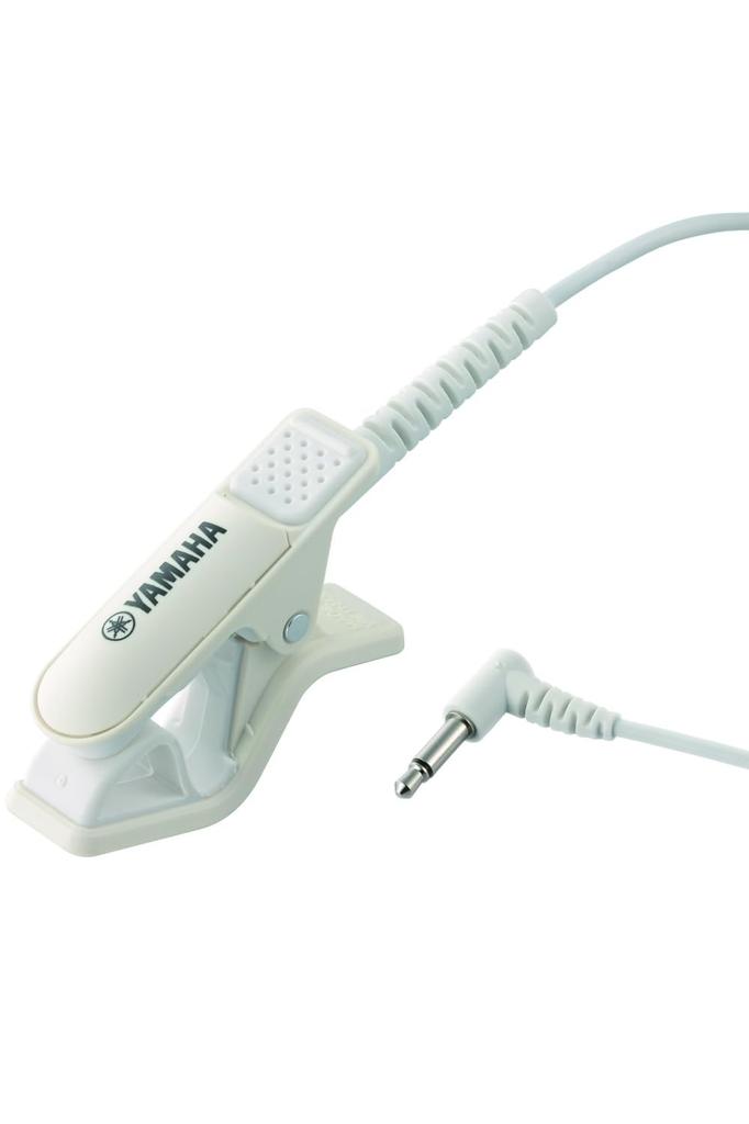 Yamaha Tuner A microphone for tuners that is easy to attach and TM-40IV Microphone, Ivory. clip-type detach.