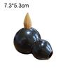 Mini Backflow Incense Burners Multiple Ceramic Cone Incense Holder Small Buddha Hand Desk Ornaments Home Mustard Zen Decoration