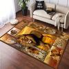 1PC Lion pattern printed Carpet Rug for Living Room Bedroom Home Sofa Decoration,Non-slip Floor Mat Floor mat