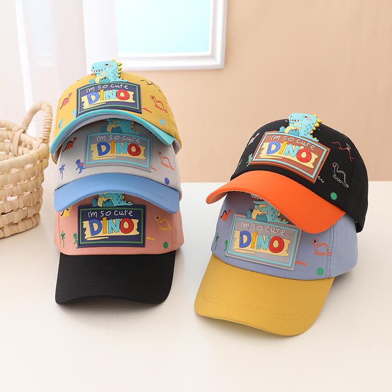Cartoon Dinosaurier Kinder Baseballkappe Niedliche Jungen Mädchen Sonnenschutz Schirmmütze Kinder Entenschnabel Hut Baby Outdoor Sonnenblende