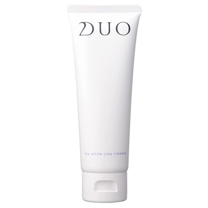 DUO The White Clay Cleanse 2/3 Size Creamy Facial Wash [4 Types of Clay] Moist Clear Formula for Bright Skin - Mini Size
