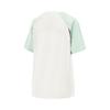 Li-Ning Comfortable Casual Simple Loose Quick-Dry Round Neck Pullover Short Sleeve T-Shirt Women Tops Off-White Dusty-Green ATSV132-5
