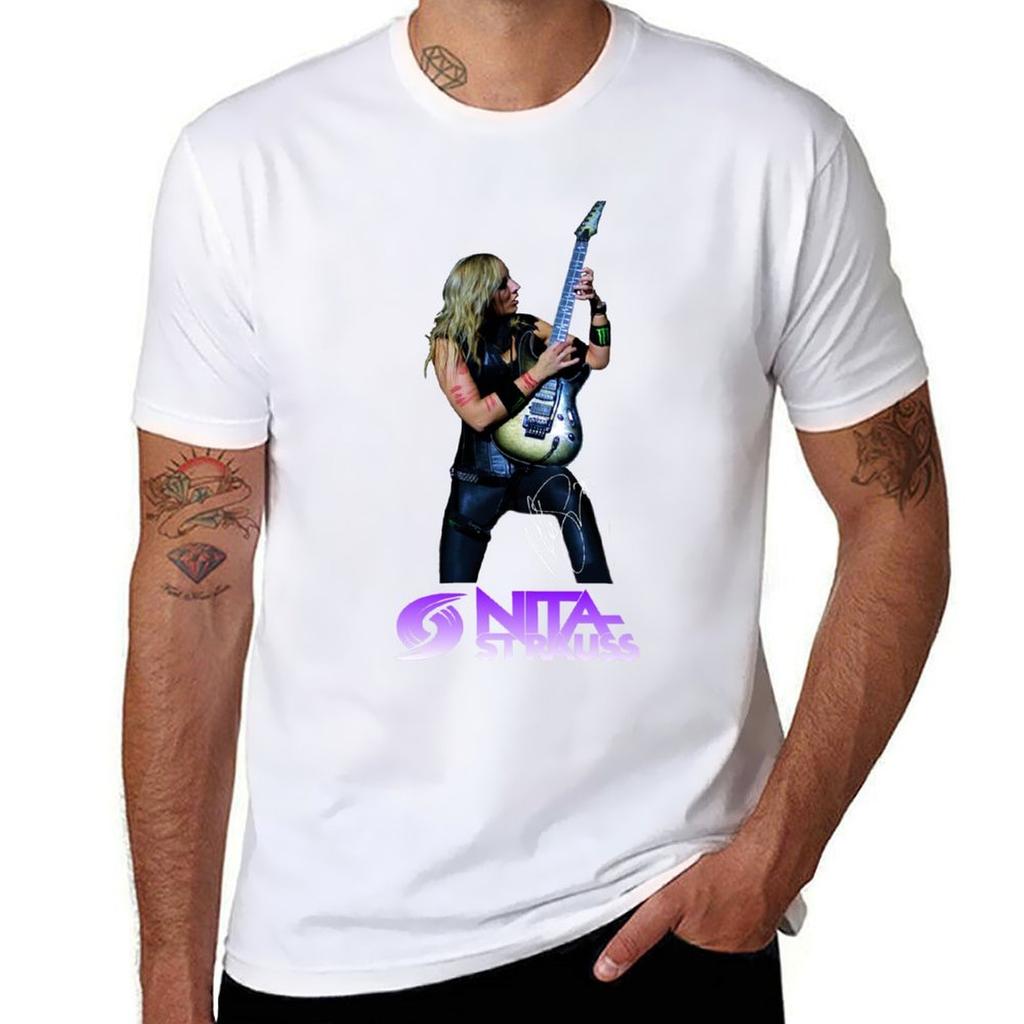 Nita Strauss Live Tshirt Basic Simple Design Short Sleeve Shirt