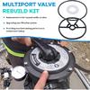 Spider Gasket Kit Pool Sand Filter Valve Seal Gasket Parts Replacement for Hayward Sp0714t Vari-Flo XL Valve and SPX0714CA O-Rings Gasket