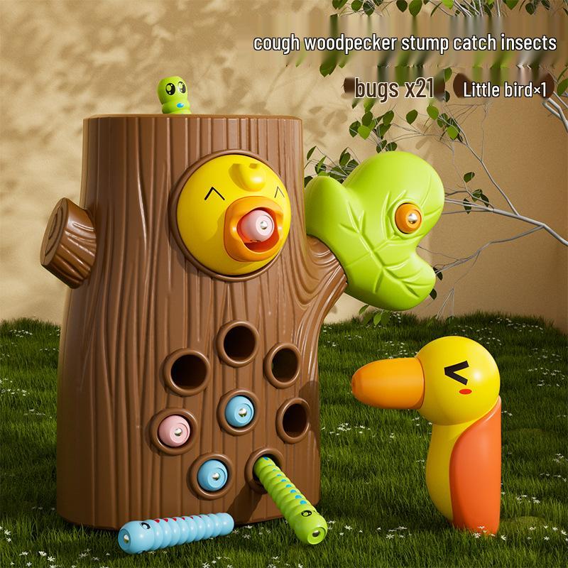 Early Education Worm-Catching Toy for Kids Ages 1-4