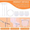 Jelly Strainer Stand with 3 Reble Strainer Bags, Stable Stainless Steel Sieve Stand Reble Food Jelly Filter Bags for Straining Juice Yogurt Cheese