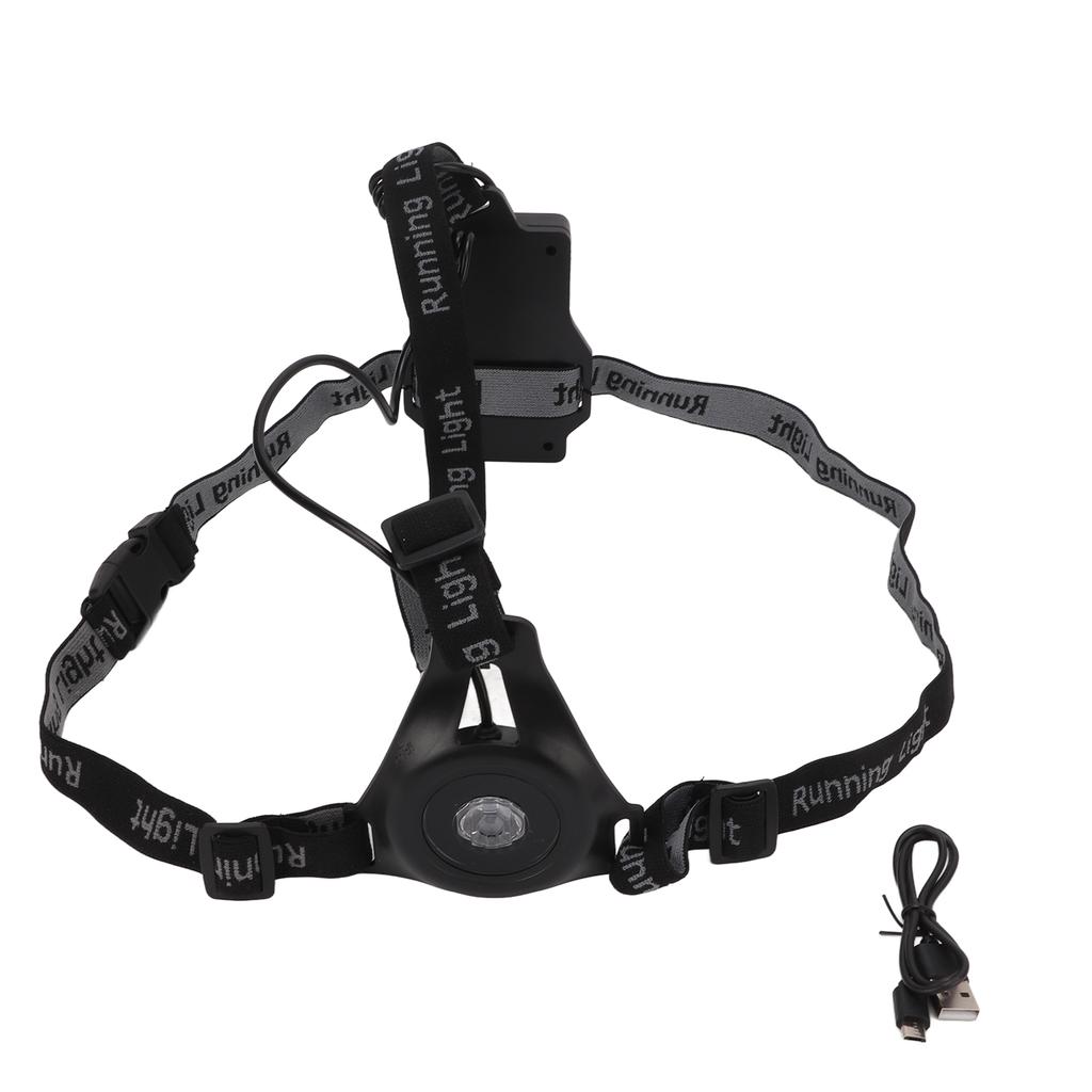 LED Brustlampe Nachtlauflicht 3 Modi IP65 Wasserdicht USB Wiederaufladbar für Outdoor-Sport
