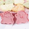 8Pieces Cookie Molds Halloween Biscuit Cutter Ghostly Shape Cookie Molds Baking Tool Suitable for Familys Gatherings