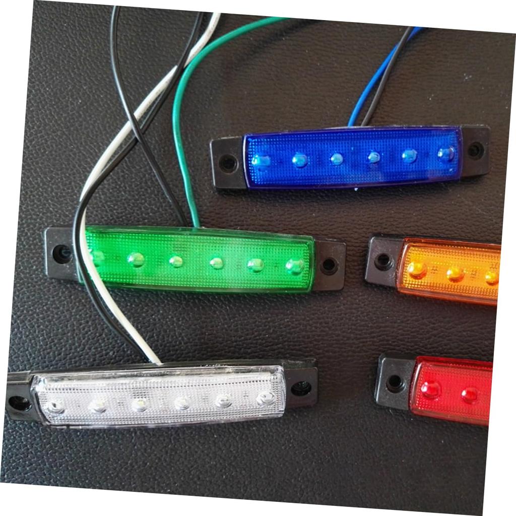 Milisten 6pcs 6 6led Boat Light On Pontoon Led Strip Light Waterproof Boat Navigation