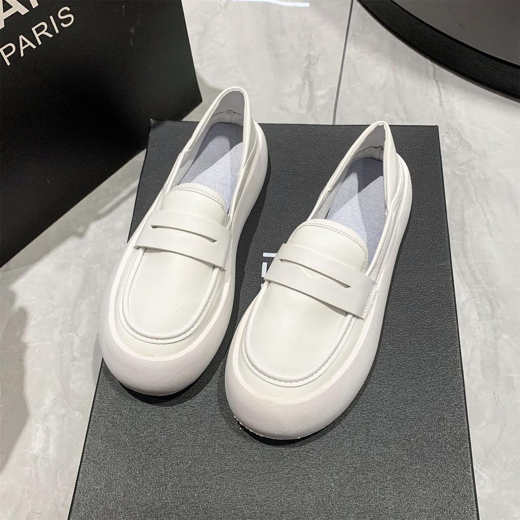 Lässige tägliche Schwesternschuhe 2025 Frühling und Herbst Ein-Pedal weiche Sohle keine müden Füße bequeme Plateau-Einzelschuhe Damen