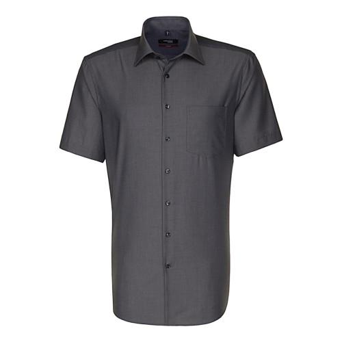 Seidensticker Mens Kent Collar Regular Short-Sleeved Business Shirt