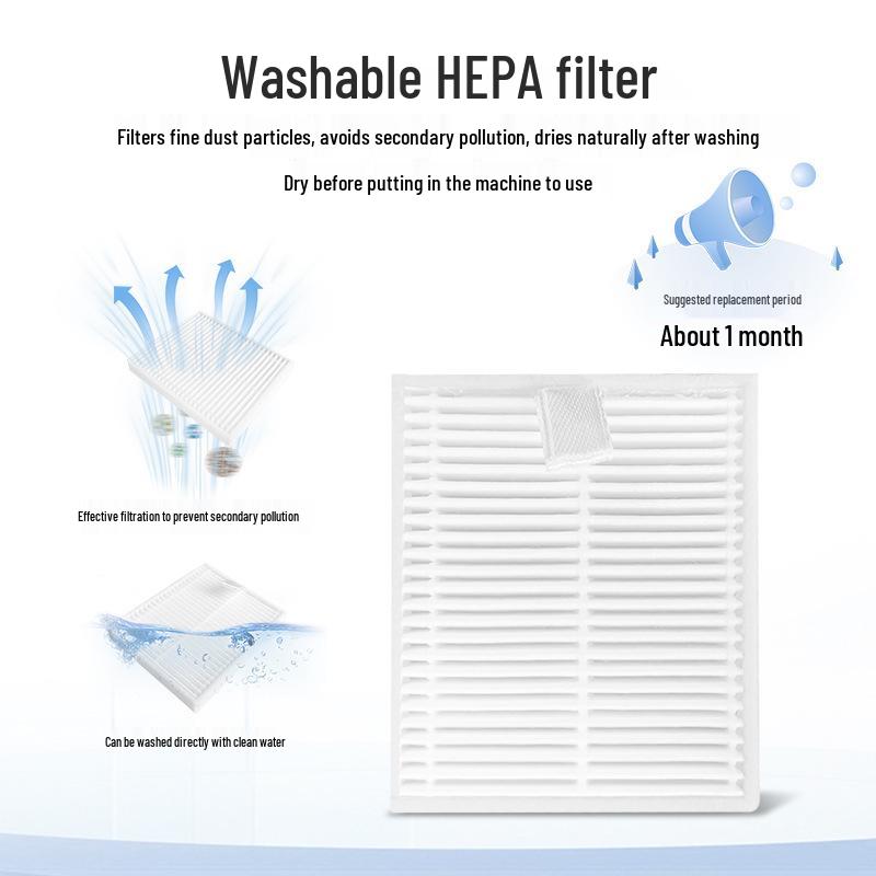 Compatible Accessories for iRobot: Main Brush, Roller Brush, Side Brush, HEPA Filter, and Mop Cloth (Y0112)