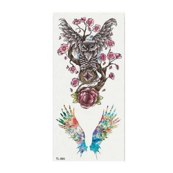 1 Sheet Tattoo Sticker Exquisite Waterproof PET Cartoon Cute Art Decal