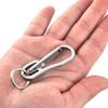 Keychain Clip Quick Release Rustproof Corrosion Resistant Compact Size Ultralight Carabiner Key Ring Holder for Camping