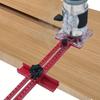 Woodworking Router: Edge & Hole Grooving Cutter with Circle Positioning Fence
