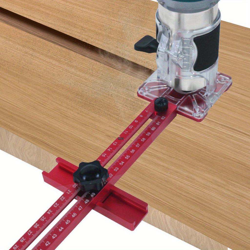 Woodworking Router: Edge & Hole Grooving Cutter with Circle Positioning Fence