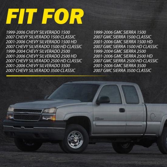 Rear Handle Tailgate Cover Bezel Chrome For 2007 Chevy Silverado 1500 HD Classic