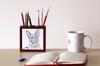German Shepherd Dog, Alsatian Wolf Dog – Pen holder with a dog, desk organizer with a print | Art-Dog