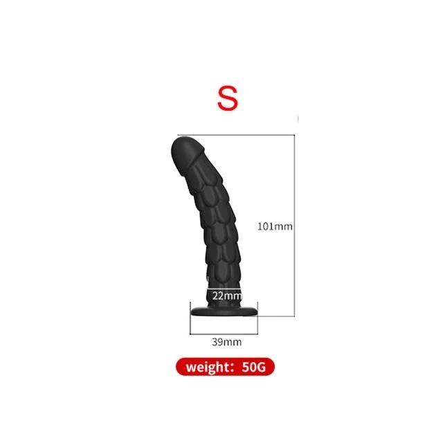 Silicone Anal Plug Dildo Ass Butt Plug With Strong Suction Cup Dilator Training Female Masturbation SexToy Couple Intimate Goods