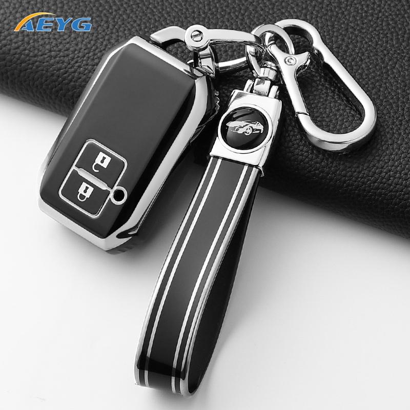 New Fashion Soft Tpu Car Key Case Cover Shell Fob For Suzuki Swift Wagon R Jimny Sierra Spacia Ertiga 2 Buttons Auto Accessories