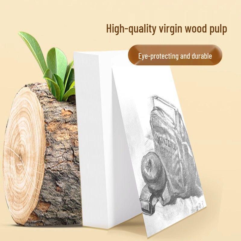 Carton A4 Alb Olandez Îngroșat, Carton Kraft Negru Handmade, Carton Colorat pentru Copii, Stil Ziar.