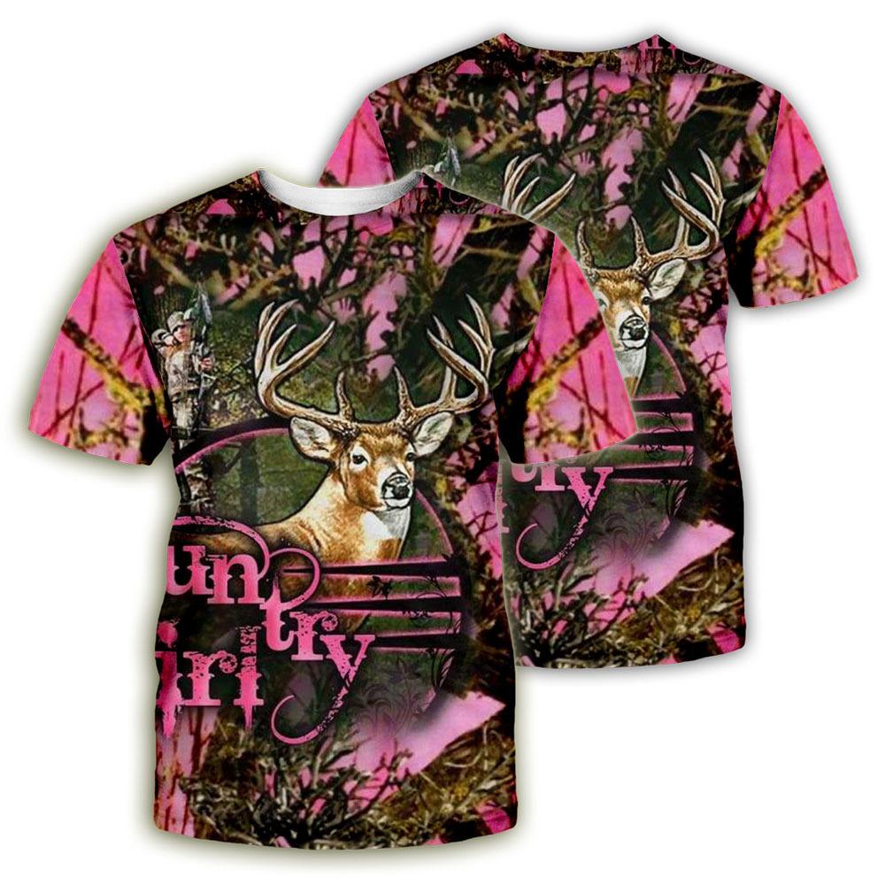 Summer Round Neck Animal & Camouflage Graphic 3D Print Top Fashionable Casual Short Sleeved Men's T-shirts