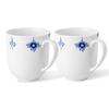 [Authentic Import] Blue Palmette Blossom Mug Pair 280ml Wedding Gift Present 1078755