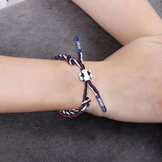 

Футбольные браслеты Yousheng Регулируемый браслет с подвесками Командные игроки Шнур дружбы Браслеты Футбольный фанат Браслет для девочек и мальчиков Сувениры для спортивных вечеринок