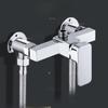 Alloy Shower Head Converter Kit - Concealed to Exposed Installation with Base Accessories and Water Pipe Connector