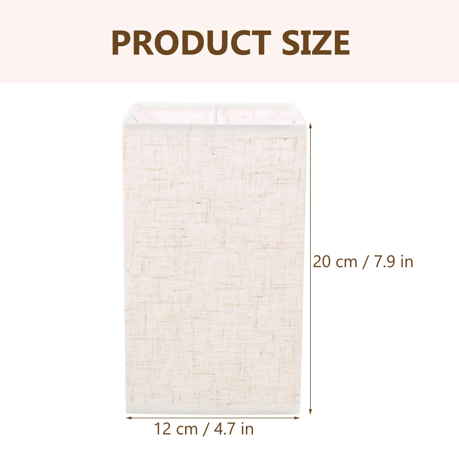 

Small Cloth Lamp Shade E27 Base Wall Light Shade Desk Pendant Floor Lamp Accessories Vintage Replacement