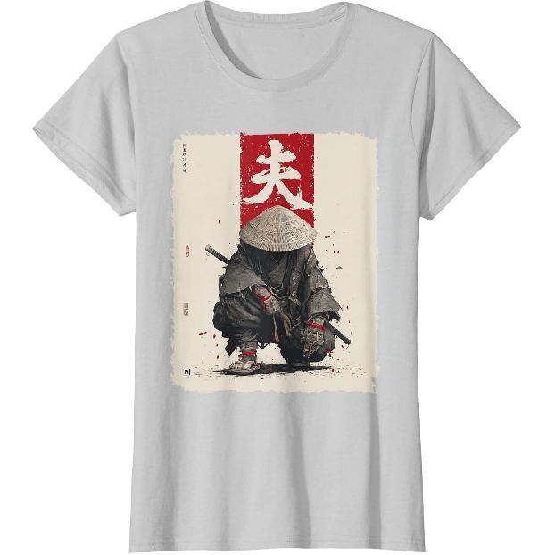 Samurai, Warrior, for Men | Japanese Ninja, Anime, Katana T-Shirt