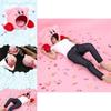 Ultra miękki i przytulny Super Kawaii Gra Kirby Siesta Palce Pluszowa Poduszka do Spania Cosplay Prezent