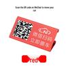 Temporary Car Parking Plate with QR Code for Phone Number and License Plate Scanning