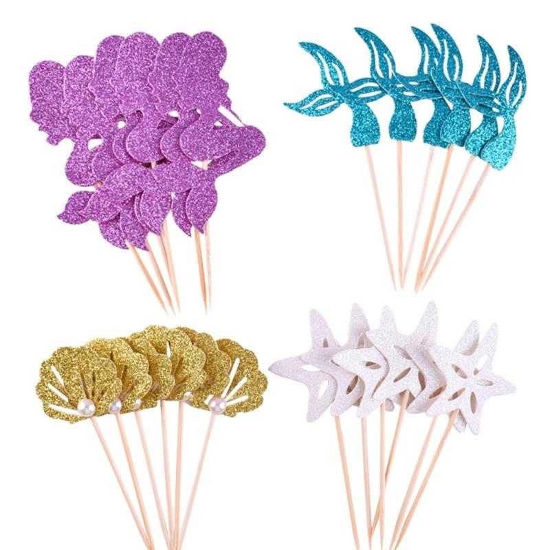 Efficient Cake Decors 4/6 Interchangeable Designs Premium Cardstock Party Essential Quick Assembly For Treat Displays