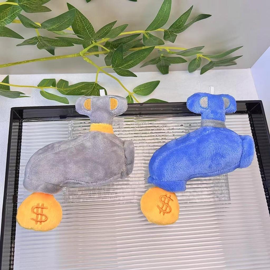 Bedårande plyschdrake nyckelring leksak med ultrahård kort päls och söt design för barn