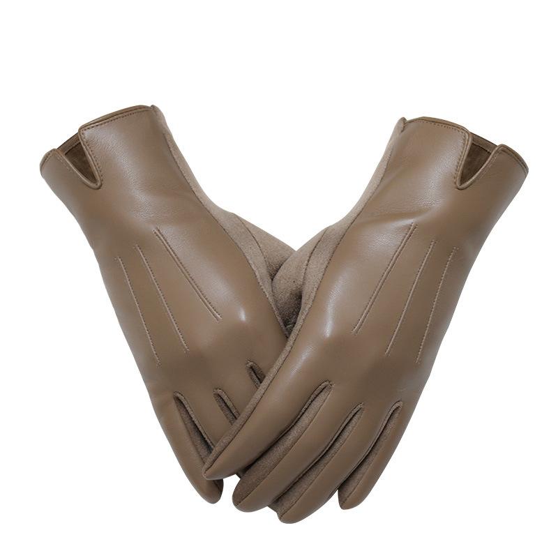 Fashionable Leather Gloves