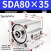 SDA Series Pneumatic Cylinders: Sizes 12 to 100mm, Stroke 35 to 90mm