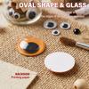 100-1700Pcs Self-Adhesive Googly Eyes Doll Eye Movable Simulation Cartoon Animal Eyeball DIY Kindergarten Children Craft Supplie